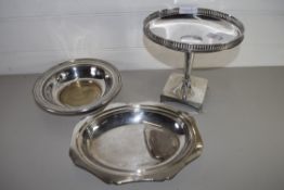 TWO PLATED TRAYS