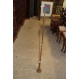 COPPER POST HORN, LENGTH APPROX 122CM