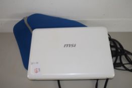 MSI NOTEBOOK IN CASE