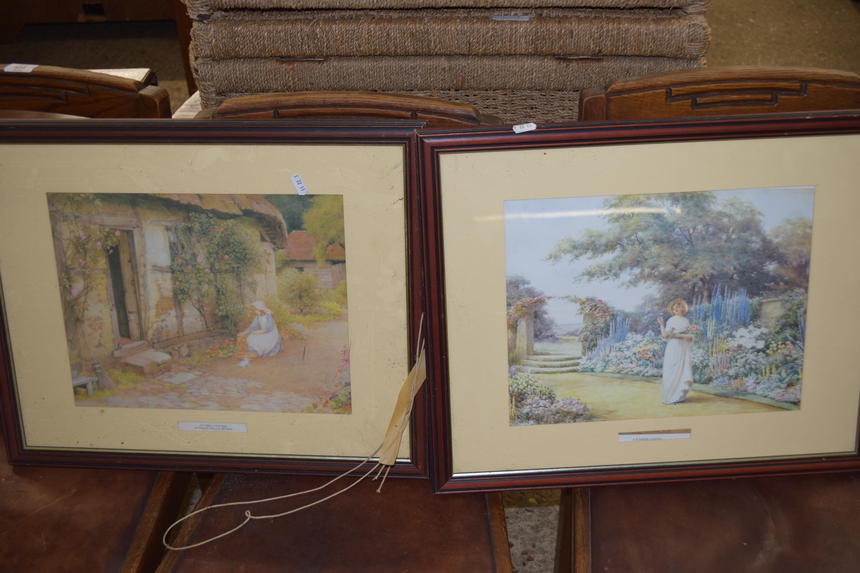 SET OF THREE FRAMED PRINTS, EACH FRAME WIDTH APPROX 55CM - Image 2 of 2