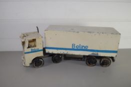 TIN PLATE MODEL OF A LORRY "BELINE"