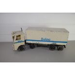 TIN PLATE MODEL OF A LORRY "BELINE"