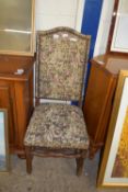 NEEDLEPOINT UPHOLSTERED CHAIR