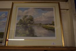 FRAMED LIMITED EDITION PRINT AFTER WILLIAM GARFIT, FRAME WIDTH APPROX 61CM