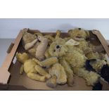 BOX CONTAINING SMALL TEDDIES