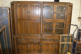 LARGE REPRODUCTION WALL UNIT IN FOUR SECTIONS