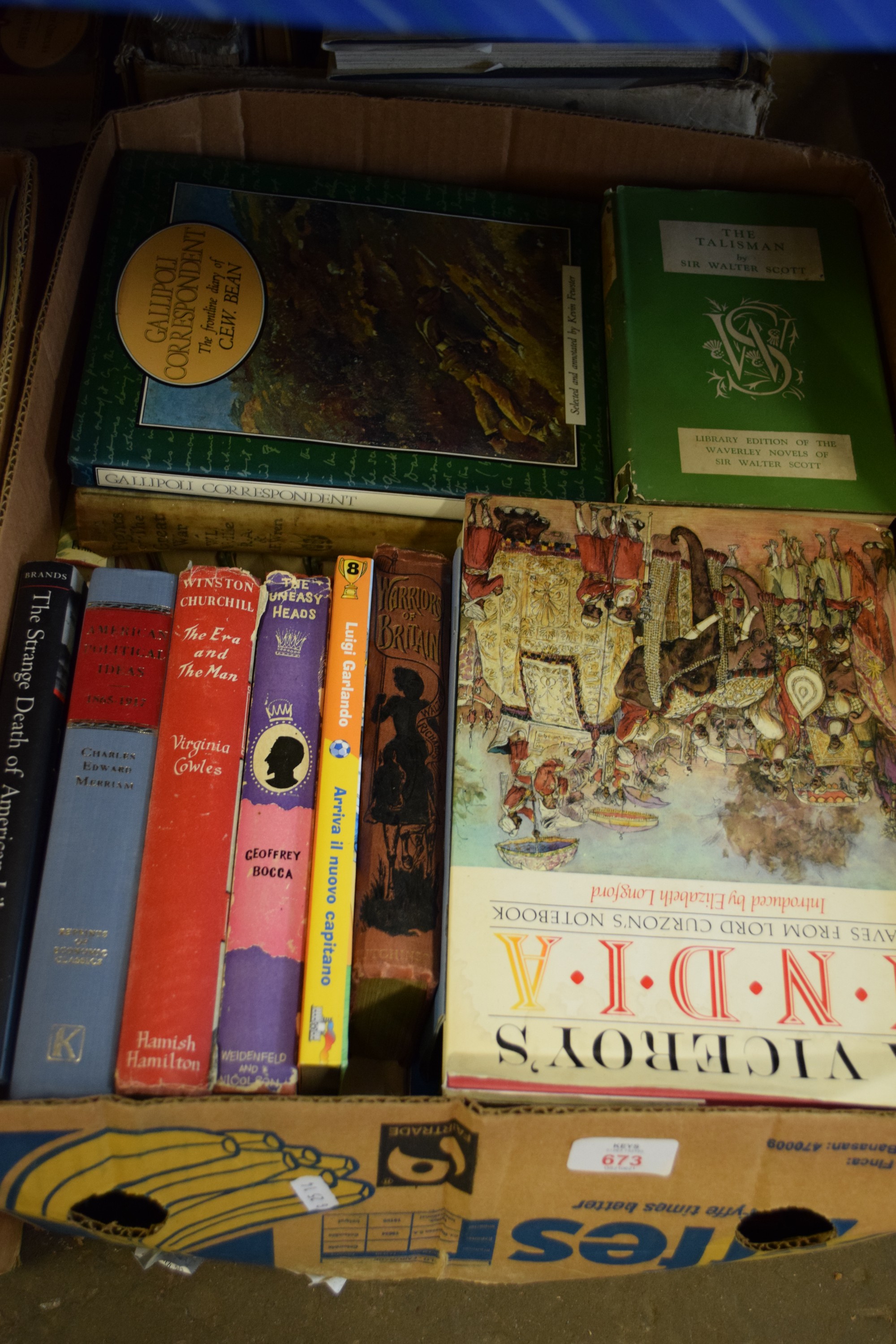 BOX OF MIXED BOOKS, SOME TOPOGRAPHICAL
