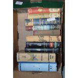 BOX OF BOOKS, VARIOUS TITLES, NOVELS ETC