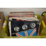 BOX CONTAINING LPS, THE GOONS, ROY ORBISON ETC