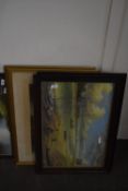 PRINTS, MARINE SCENES, PASTORAL SCENES, IN FRAMES