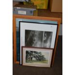 THREE PRINTS, VARIOUS SCENES INCLUDING ANDREW SANDERSON