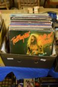 QUANTITY OF LPS, MAINLY POP MUSIC, STATUS QUO, BON JOVI ETC