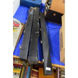 THREE SNOOKER CUES IN CASES