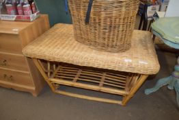 WICKER TABLE