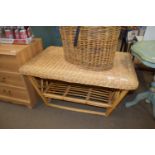 WICKER TABLE