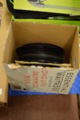 BOX CONTAINING RECORDS, 45RPM, MAINLY POP