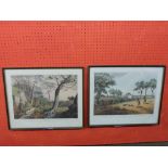 Pr framed Shooting interest Orme Engravings, after Howitt, 32 x 44cm