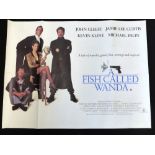 A Fish called Wanda quad poster