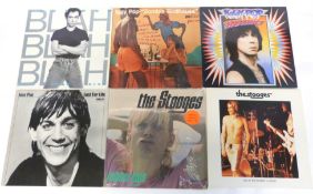 A packet of albums by Iggy Pop and the Stooges to include ‘Zombie Birdhouse’, ‘Instinct’, ‘Rubber