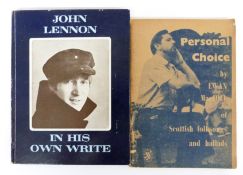 John Lennon "In His Own Write" together with Personal Choice By Ewan MacColl