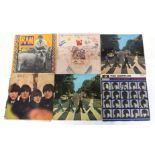 A small collection of six Beatles and related albums including John Lennon ‘Walls & Bridges’, 2 x