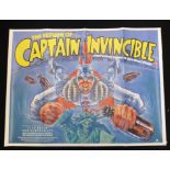 The Return of Captain Invincible quad poster