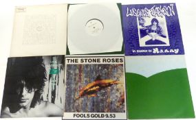 A packet of indie/post-rock albums and singles to include The Stone Roses ‘Fools Gold’, Luscious