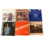 A packet of 16 Americana/rock albums to include Joni Mitchell, The Flying Burrito Brothers, The