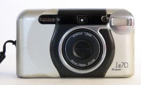 Konica Z-up 70 super film camera with film already loaded and case