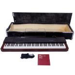 Yamaha PF15 Electronic Piano with wooden flight case.