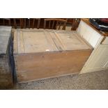 VINTAGE PINE STORAGE BOX, WIDTH APPROX 119CM