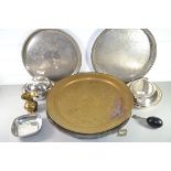 TRAY CONTAINING FLATWARES, SERVING DISHES, MUFFIN DISH