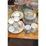 QTY OF CERAMICS, CUPS AND SAUCERS