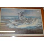 PRINT OF HMS ARK ROYAL