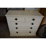 PAINTED CHEST OF DRAWERS, WIDTH APPROX 106CM