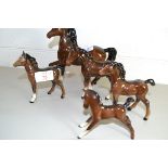 MODELS OF HORSES AND FOAL