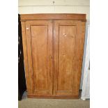 VINTAGE PINE WARDROBE, WIDTH APPROX 122 CM