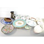 QTY OF KITCHEN CERAMICS, PLATES, JUGS ETC