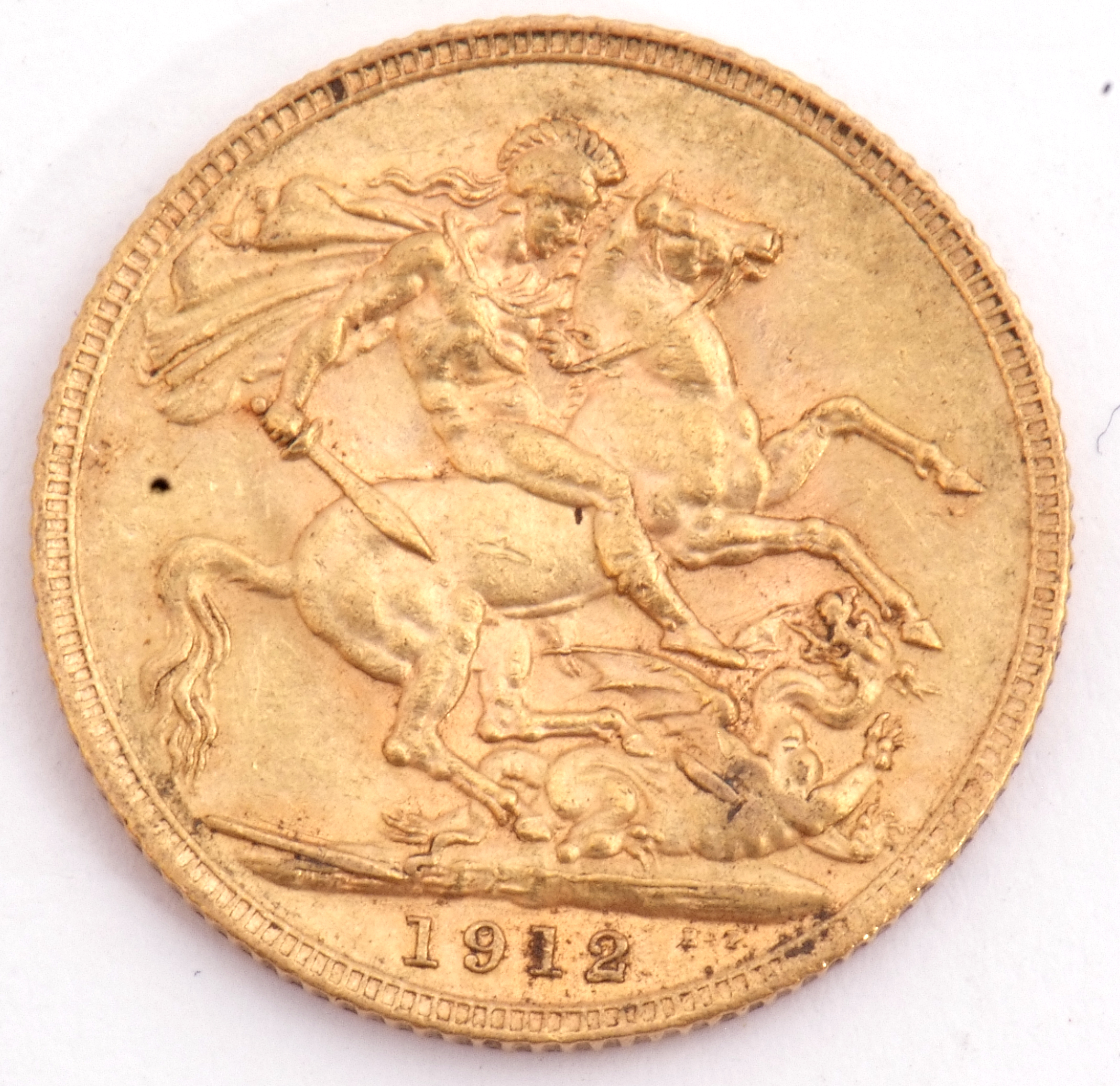 George V gold sovereign dated 1912 - Image 2 of 2