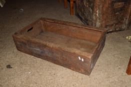 VINTAGE WOODEN FRUIT PACKING BOX, STAMPED "MACPHERSON", APPROX 48 X 82CM