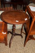 MAHOGANY WINE TABLE, APPROX 50CM DIAM (A/F)