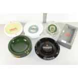 ADVERTISING ASHTRAYS, GREENE KING, SKOL ETC