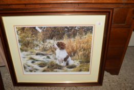 FRAMED PRINT OF SPANIEL