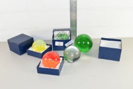 QTY OF PAPERWEIGHTS IN ORIGINAL BOXES