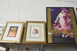 PRINTS OF FLOWERS AND ART NOUVEAU STYLE PRINT