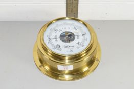 BRASS MODEL OF A SHIP'S BAROMETER