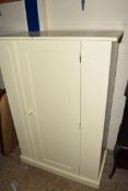 PAINTED WOOD CUPBOARD, WIDTH APPROX 92CM