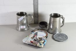 PEWTER TANKARDS