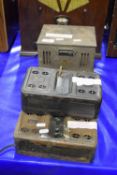 QTY OF VINTAGE ELECTRICAL EQUIPMENT BY EKCO