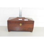 MAHOGANY TEA CADDY